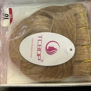 TCBOP 100% human hair clip in extensions. Blonde 18” 16” 100g 7 pc straight